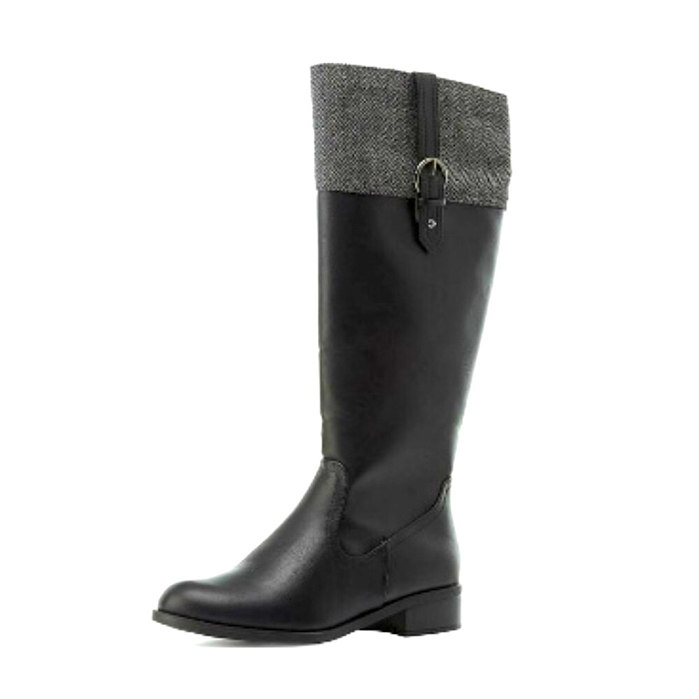 NEW American Eagle Wool Trim Buckle Riding Boots - Picture 8 of 10